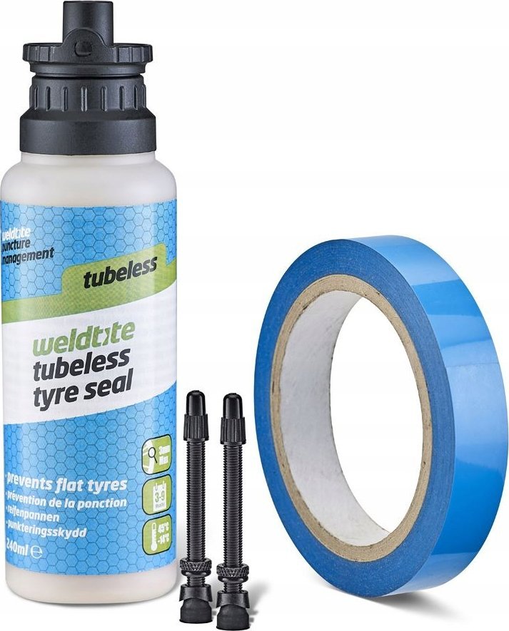 Weldtite Zestaw WELDTITE ESSENTAIL TUBELESS CONVERSION SYSTEM ROAD (NEW)