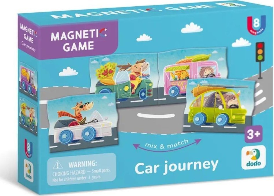 Gra magnetyczna Przygoda w pojazdach