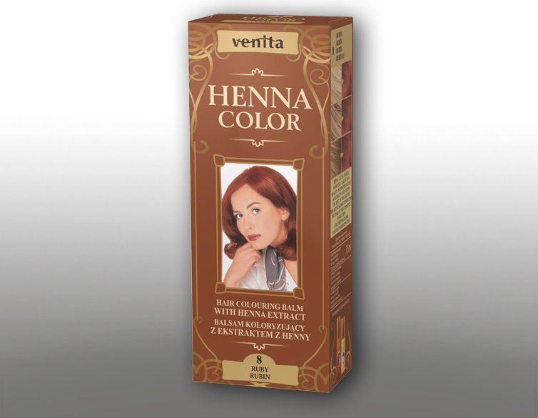 Venita Ziołowe Balsamy Henna Color 8 Rubin 75ml