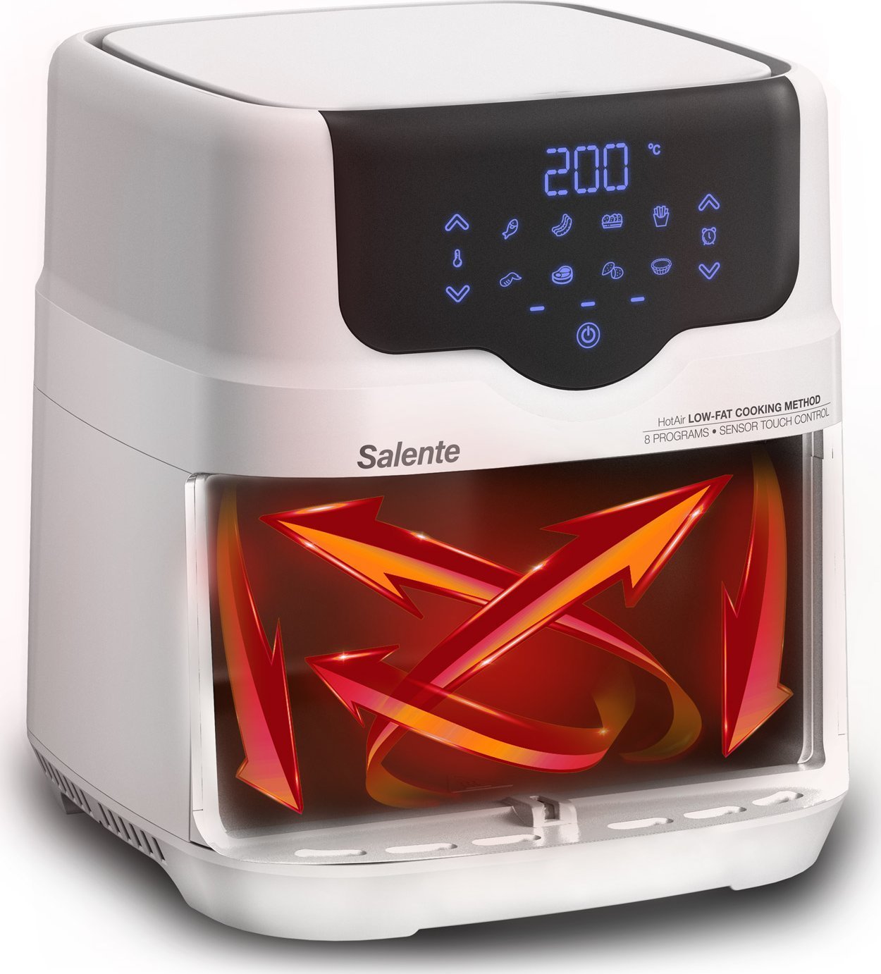 Frytkownica beztłuszczowa Evolveo EVOLVEO Salente HotAir, horkovzdušná fritéza 2v1, 4,3 l, bílá