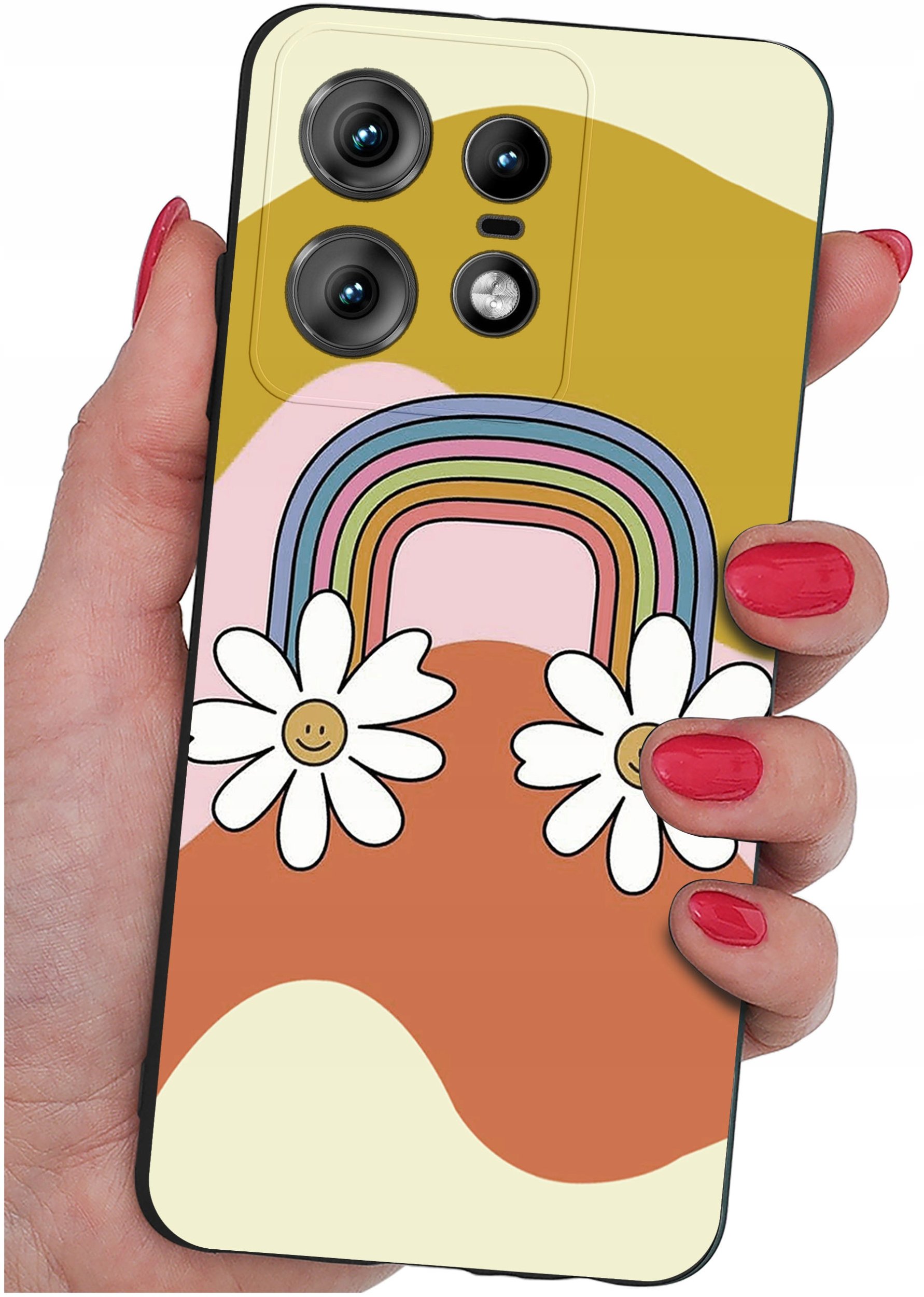 Etui do Motorola Moto EDGE 50 Pro WZORY |SILIKONOWE MATT CASE