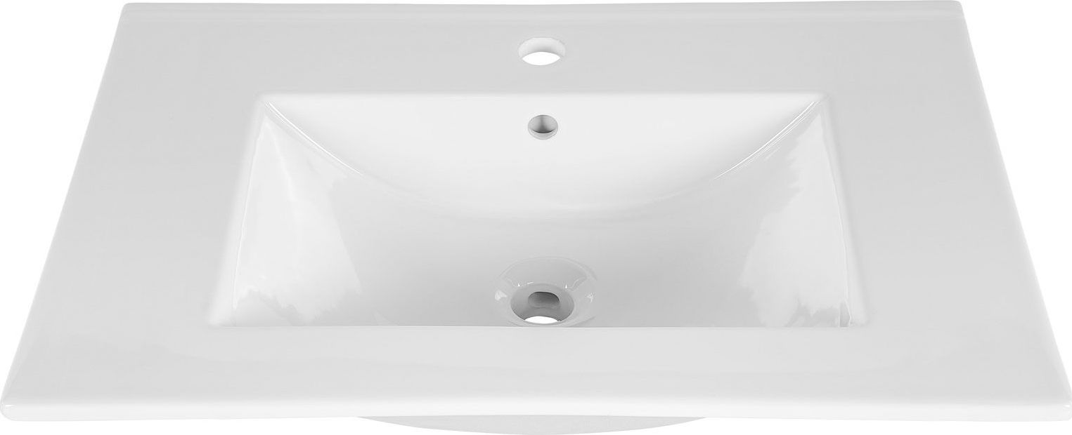 Umywalka Elior Rutica wpuszczana w blat 81cm biała