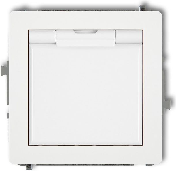 Karlik Mechanizm gniazda bryzgoszczelnego DECO Karlik 2P+Z białe (DGPB-1z)