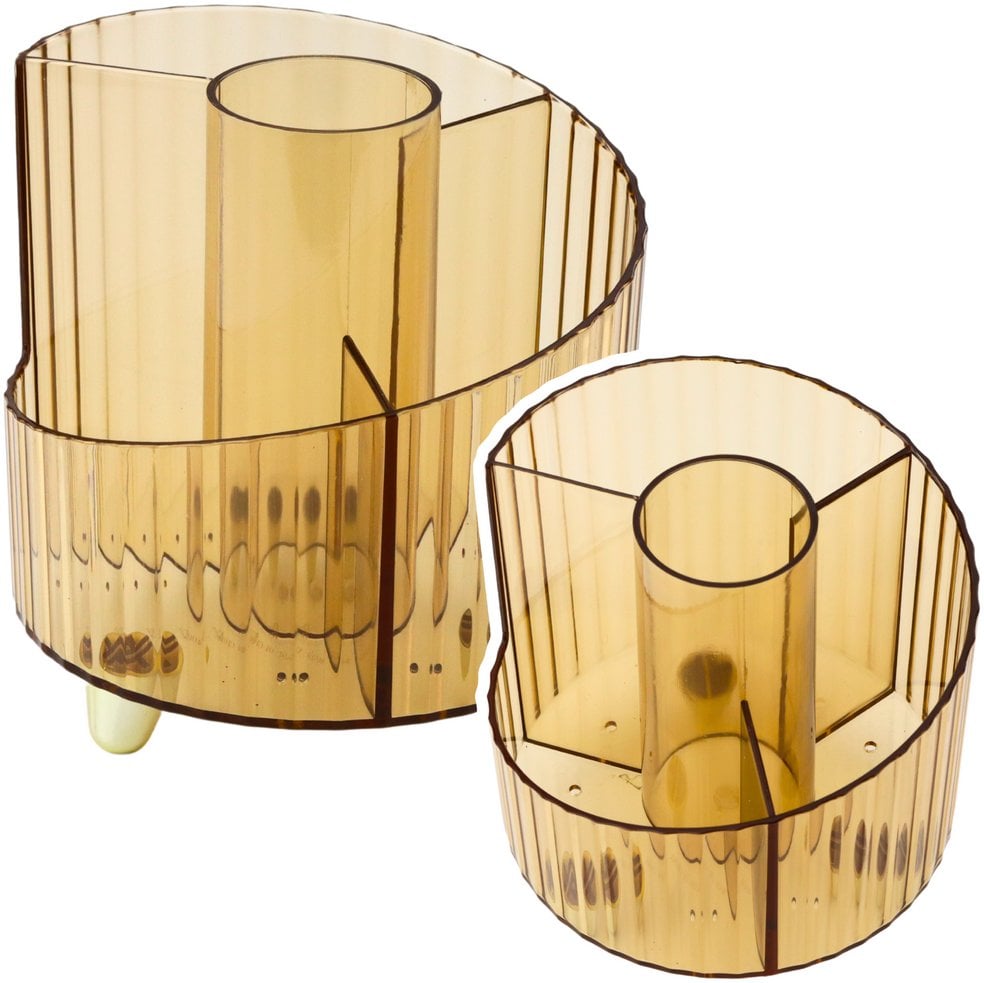 Organizer Na Przybory Szkolne Biurowe Transparentny Żółty LEAN