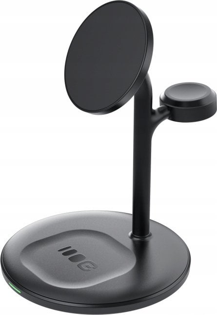 Ładowarka Green Cell Greencell MagScape Ładowarka Indukcyjna 3w1 MagSafe do iPhone, Apple Watch, AirPods, Smartwatch i słuchawek bezprzewodowych