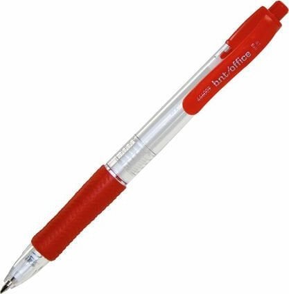 Stickn Długopis z przyciskiem czerwony szerokość linii 0,7mm - (50 szt.)