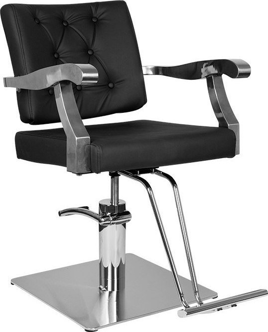 Activeshop Gabbiano fotel fryzjerski Lyon czarny