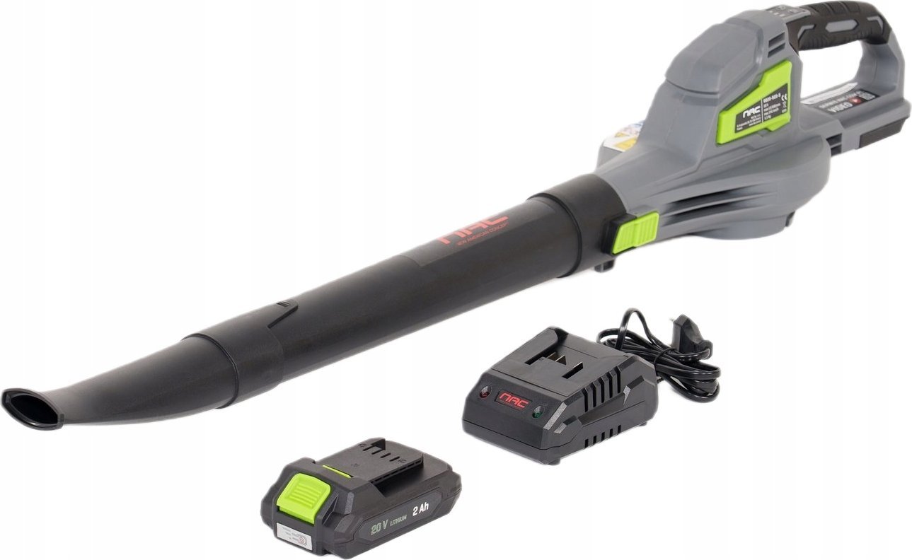Dmuchawa do liści BB20-B20-S NAC Akumulatorowa + Akumulator 2 Ah + Ładowarka