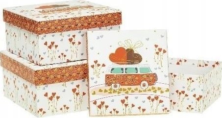 Teka Pudełko prezentowe PUWL-22001-KW 3szt ROZETTE