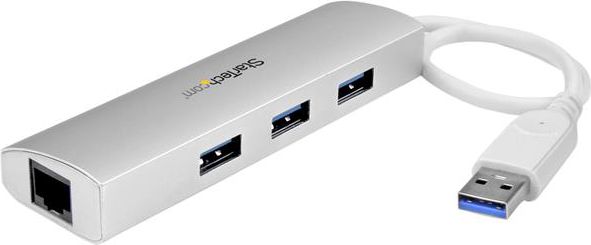 HUB USB StarTech 1x RJ-45 + 3x USB-A 3.0 (ST3300G3UA)