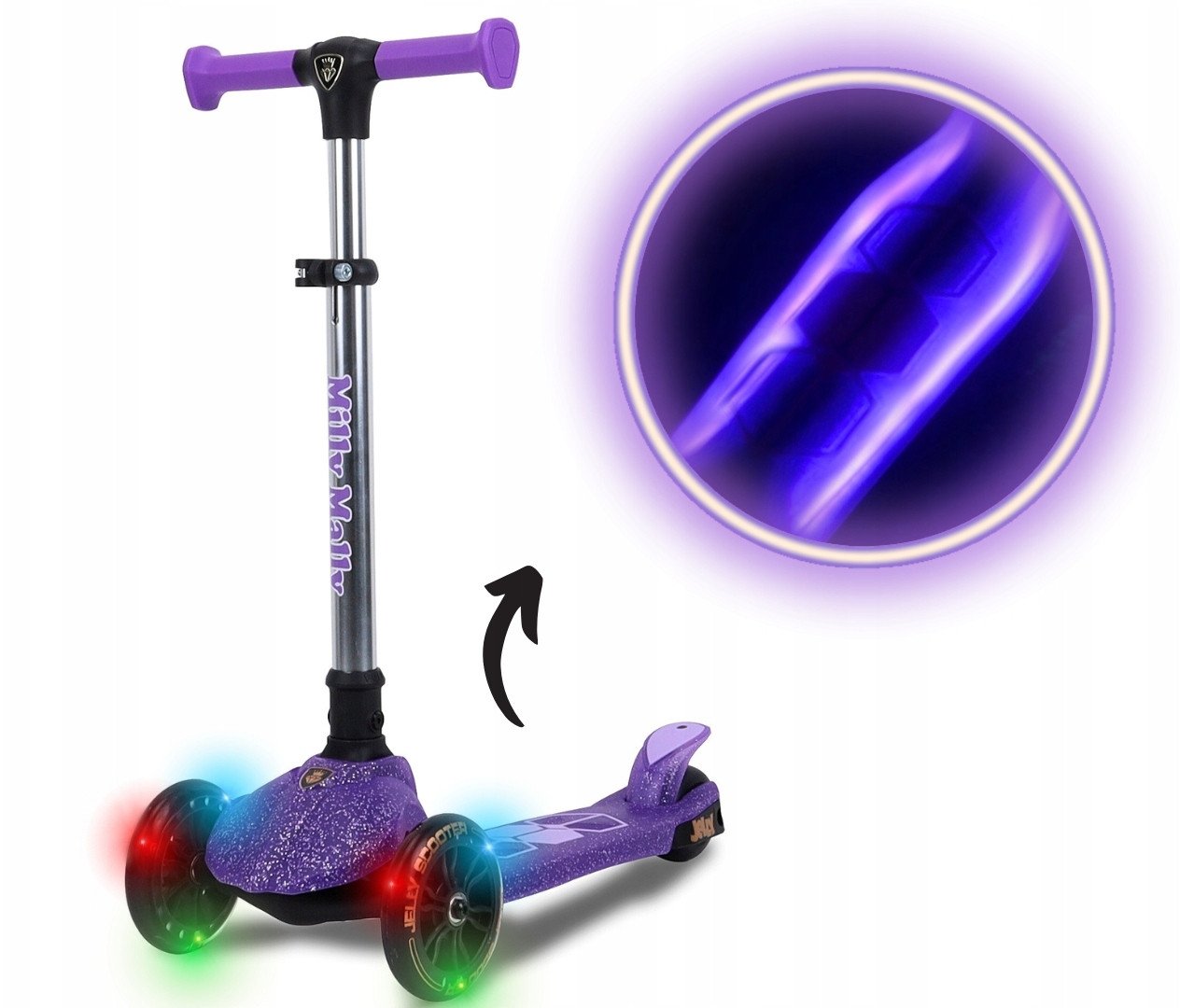 Milly Mally Scooter Jelly Violet