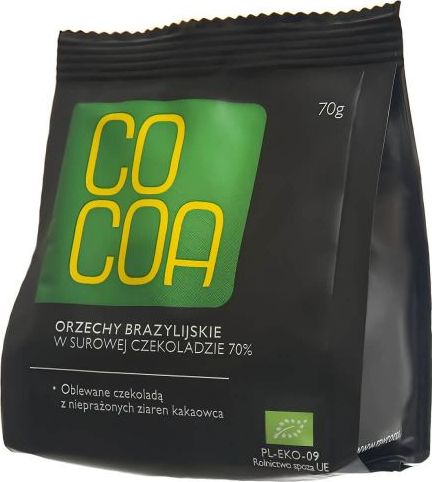 Cocoa ORZECHY BRAZYLIJSKIE W SUROWEJ CZEKOLADZIE BIO* 70 g - COCOA