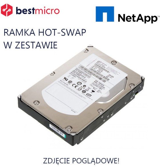 NETAPP Dysk HDD FC 600GB 15K RPM - X292A-R6 - Refabrykowany