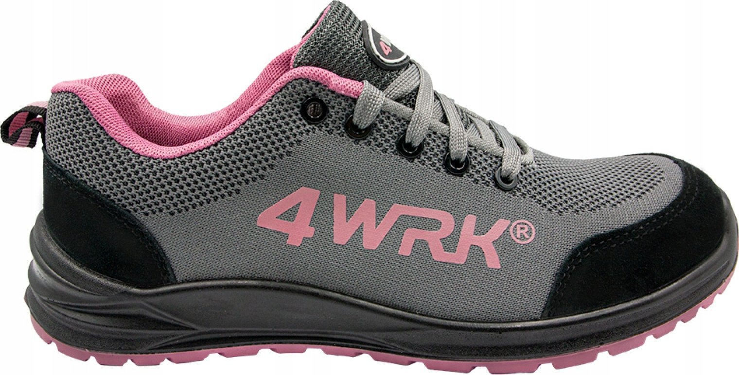 Półbut ochronny 4WRK MENSA S1P ESD kol. różowy R40