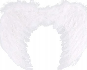 Korbi SKRZYDŁA ANIOŁA BIAŁE ANIELSKIE PIÓRA ANIOŁ