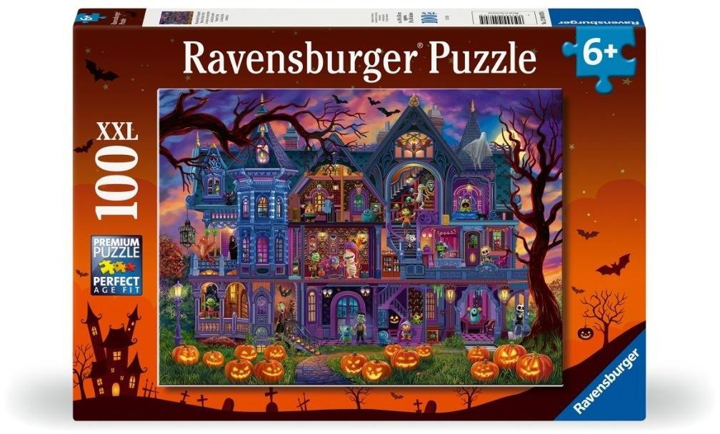 Puzzle dla dzieci 2D: Dom strachów 100el