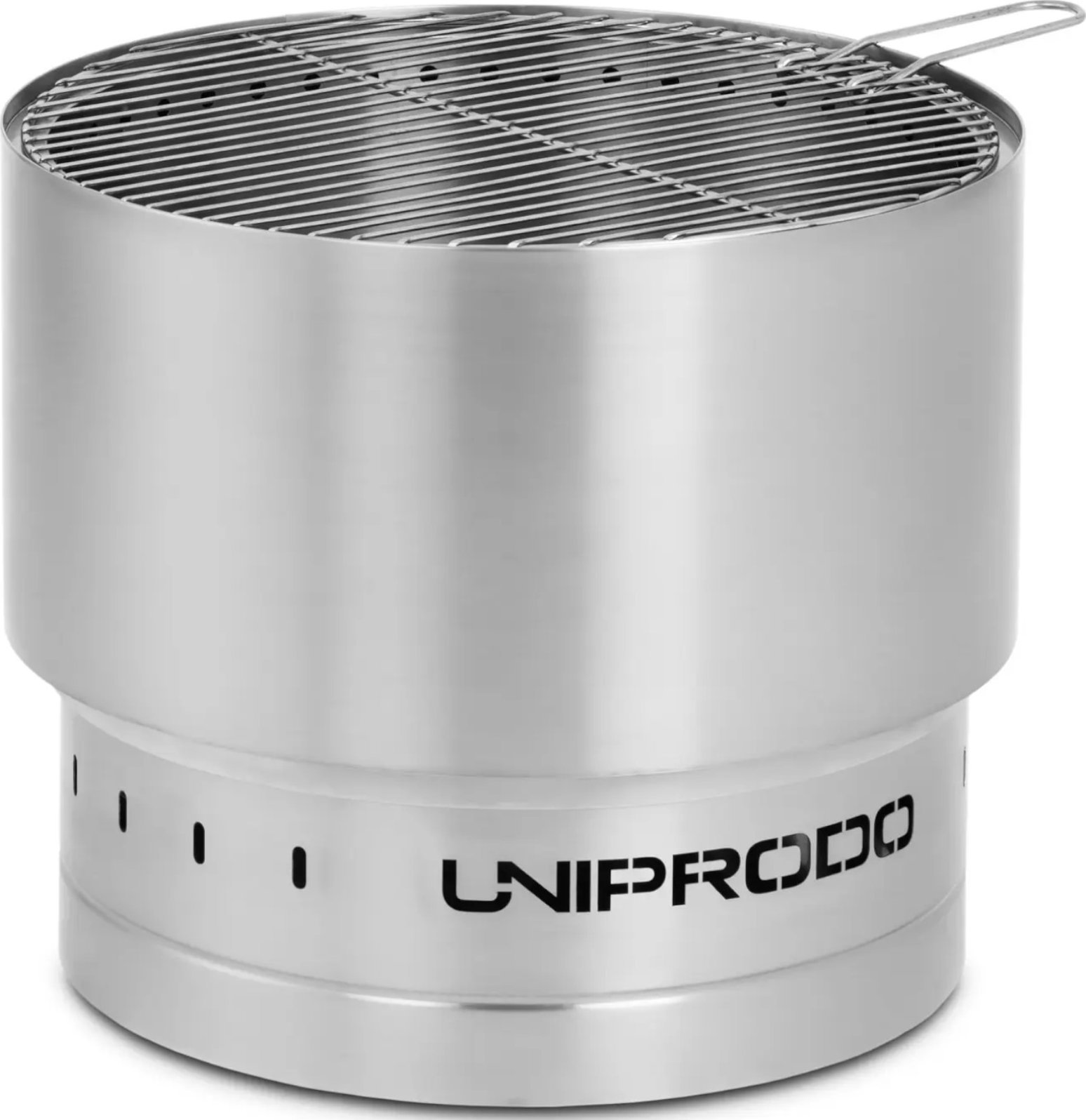 Palenisko ogrodowe Uniprodo Palenisko ogrodowe z rusztem grillowym stalowe 55 x 55 x 48 cm Palenisko ogrodowe z rusztem grillowym stalowe 55 x 55 x 48