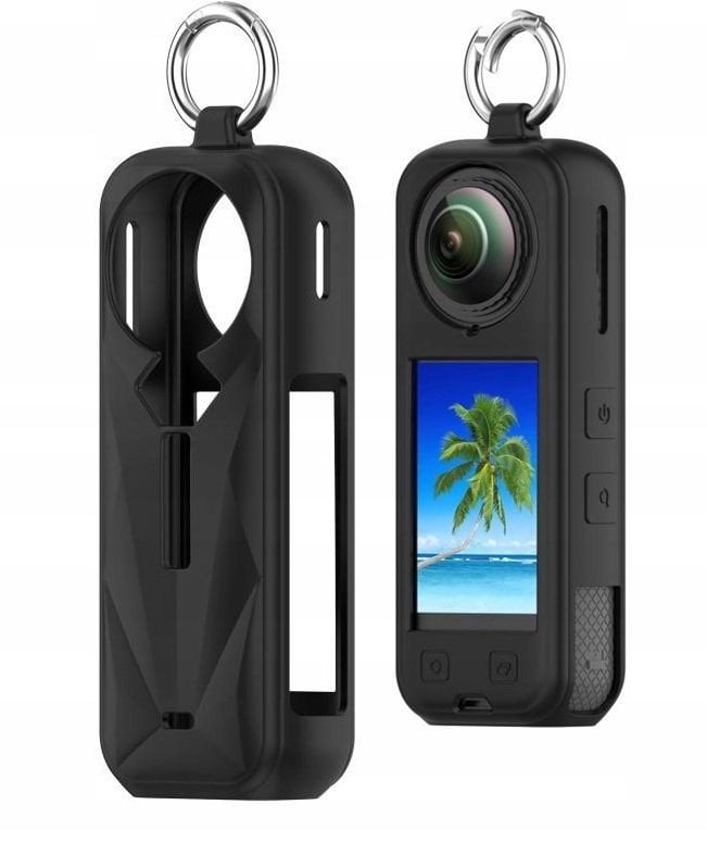Pokrowiec Futerał Etui Case Osłona Silikonowa Do Insta360 X5 / Insta 360 X 5 / Sya002918301b / Czarny