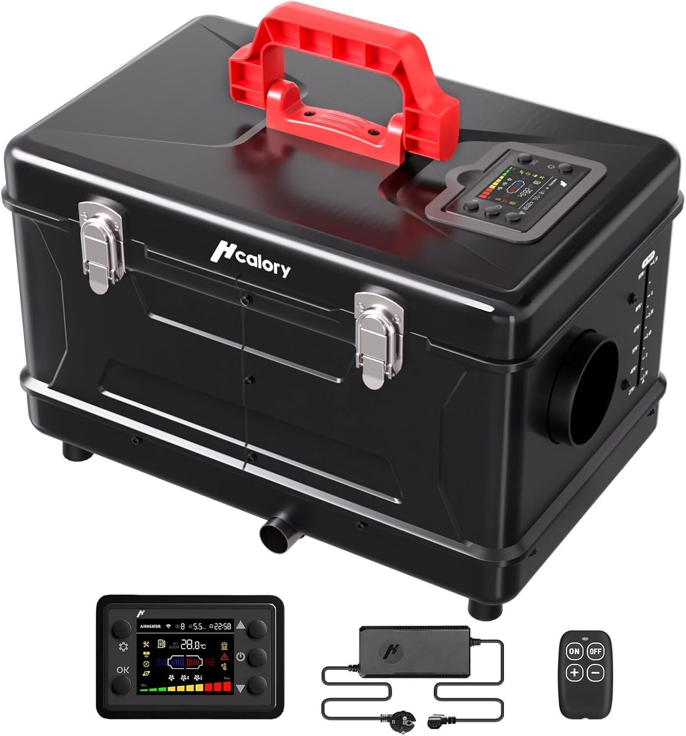 Hcalory Nagrzewnica postojowa na olej napędowy 8 kW 220-240V AC/12/24V DC