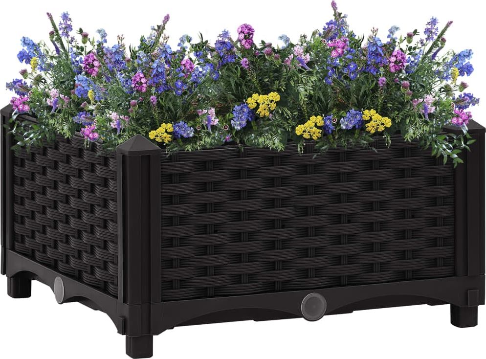 vidaXL Donica do podniesionej rabaty, 40x40x23 cm, polipropylen