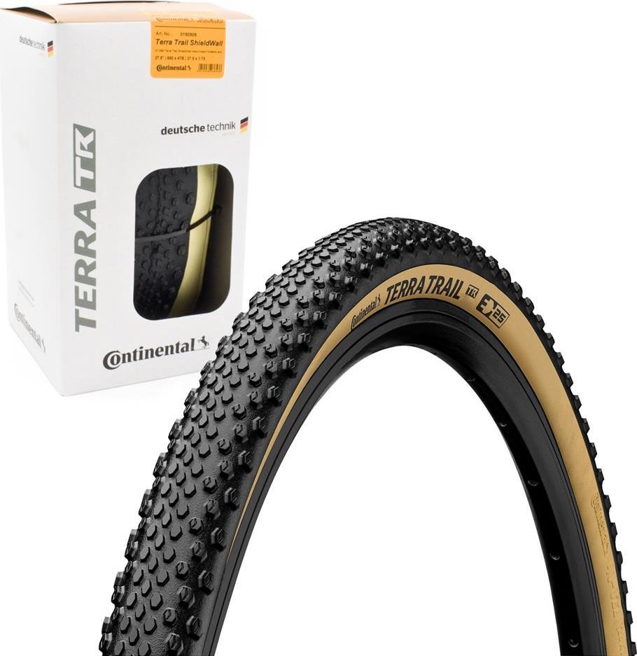 Continental Opona Continental Terra Trail 27,5"x1.75", TR, zwijana, czarna, kremowy bok