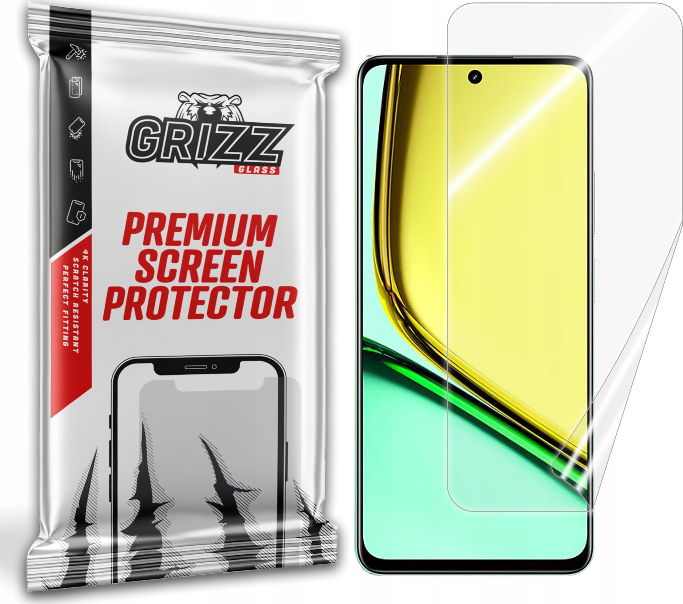 GrizzGlass Folia ceramiczna GrizzGlass CeramicFilm do Realme C67