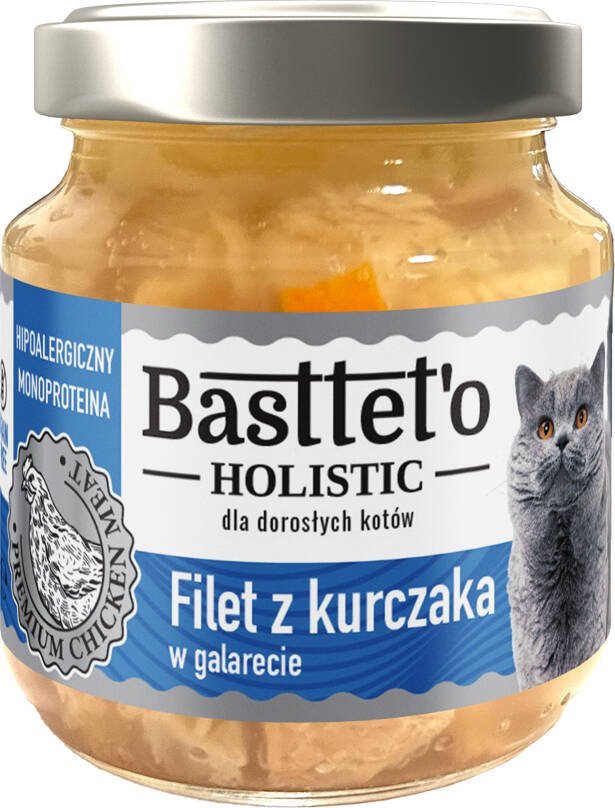 Triton Basttet'o Holistic filet z kurczaka w galerecie dla kotów 130g