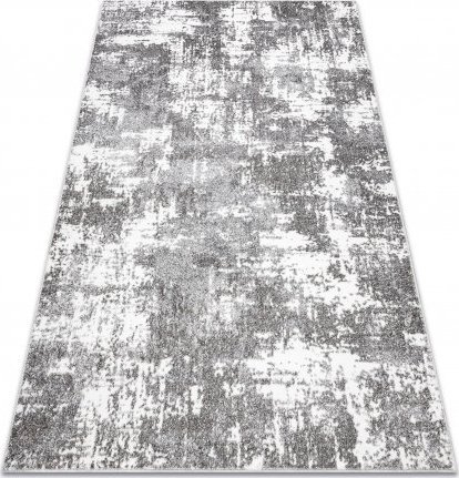 Dywany Łuszczów Dywan MATEO 8038/644 Nowoczesny vintage, przecierany - strukturalny szary, 240x330 cm