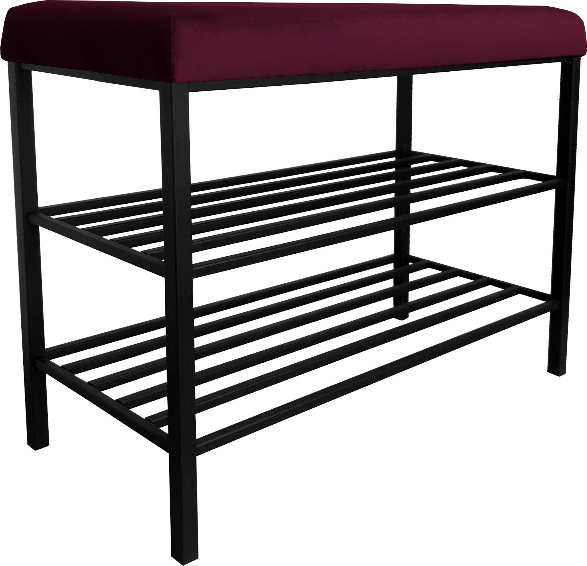 Atos Szafka na buty Regał Półka stelaż czarny MG02