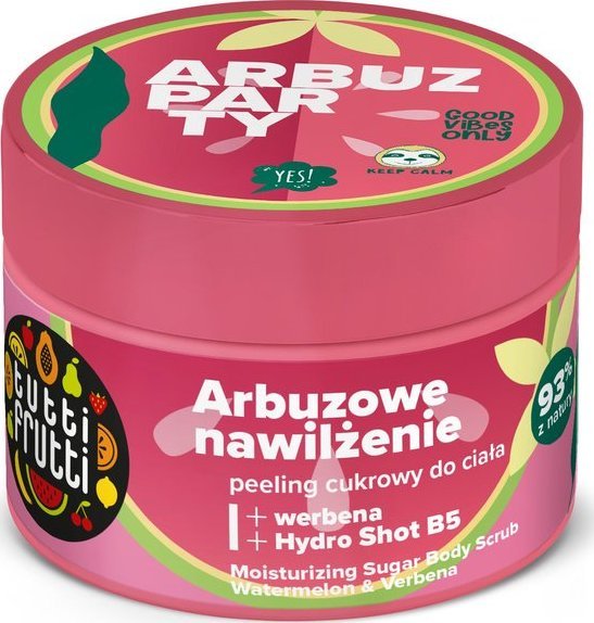Farmona Farmona Tutti Frutti Arbuz Party Peeling cukrowy do ciała Arbuzowe Nawilżenie 300g