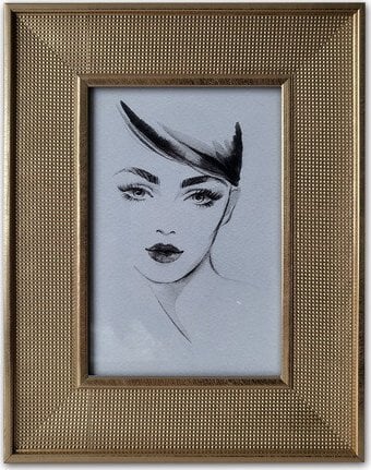 Ramka Home Styling Collection Złota ramka na zdjęcie, 17,5 x 22,5 cm