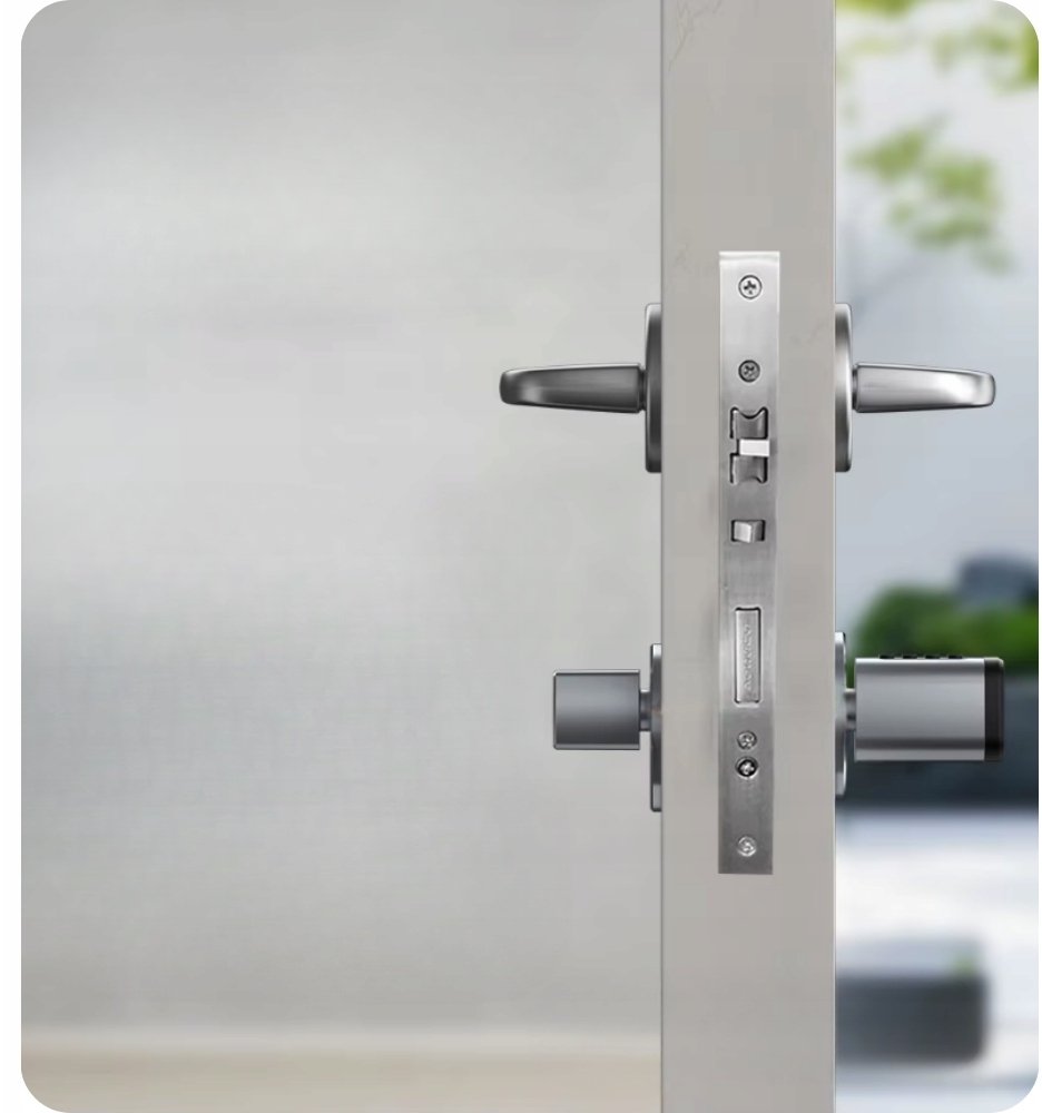 ZAMEK ELEKTRONICZNY WKŁADKA DO DRZWI NA KOD SZYFR ODCISK PALCA TTLOCK RFID