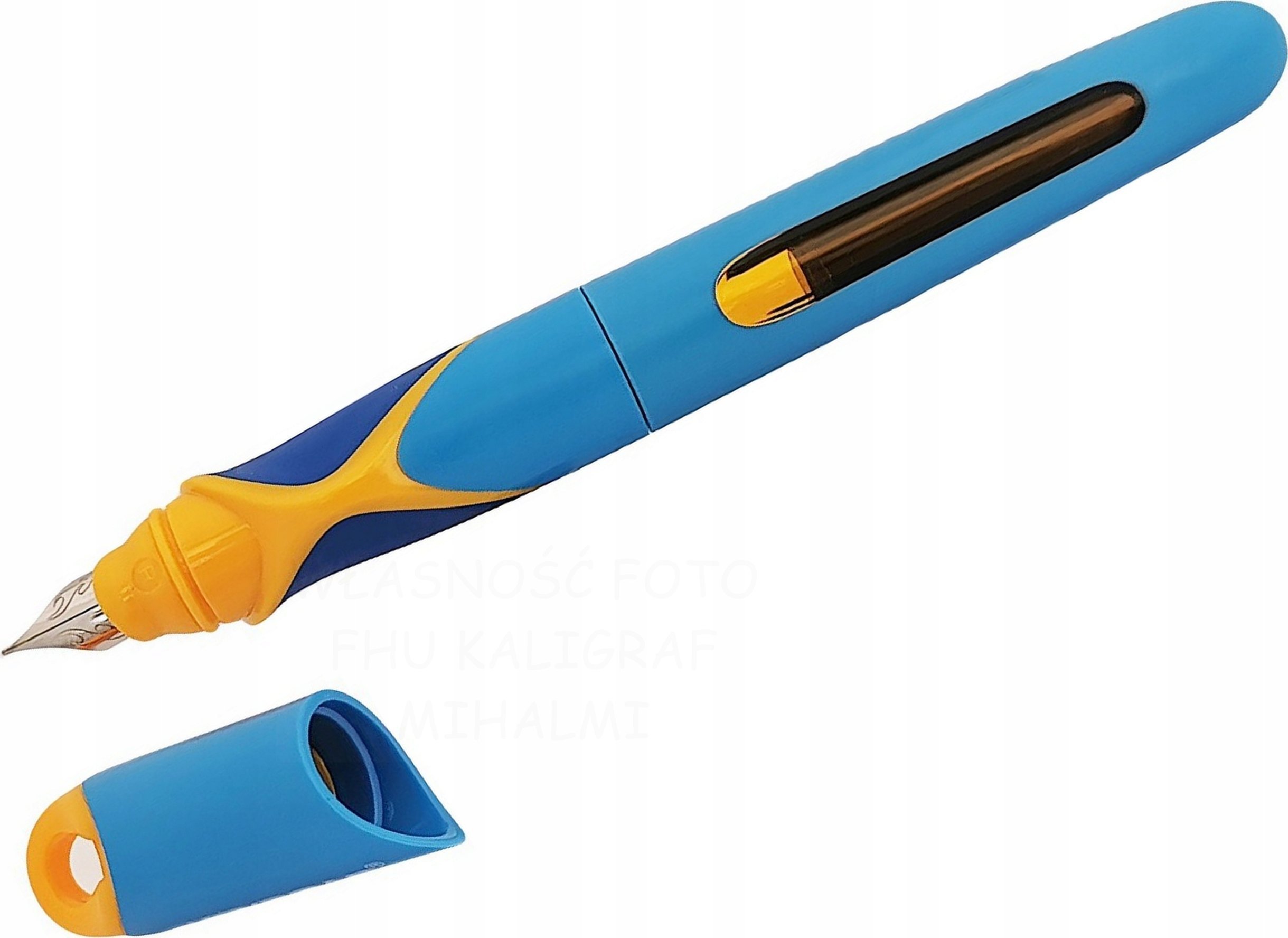 Keyroad Pióro wieczne KEYROAD, 2 niebieskie naboje gratis, blister, mix kolorów