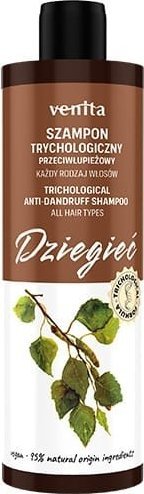 VENITA Trichological Formula Szampon trychologiczny do włosów z tendencją do łupieżu - Dziegieć 300 ml