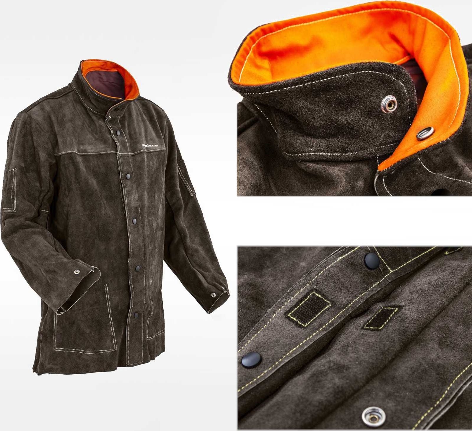 Stamos wytrzymała kurtka spawalnicza ochronna skórzana rozmiar L (10020609)