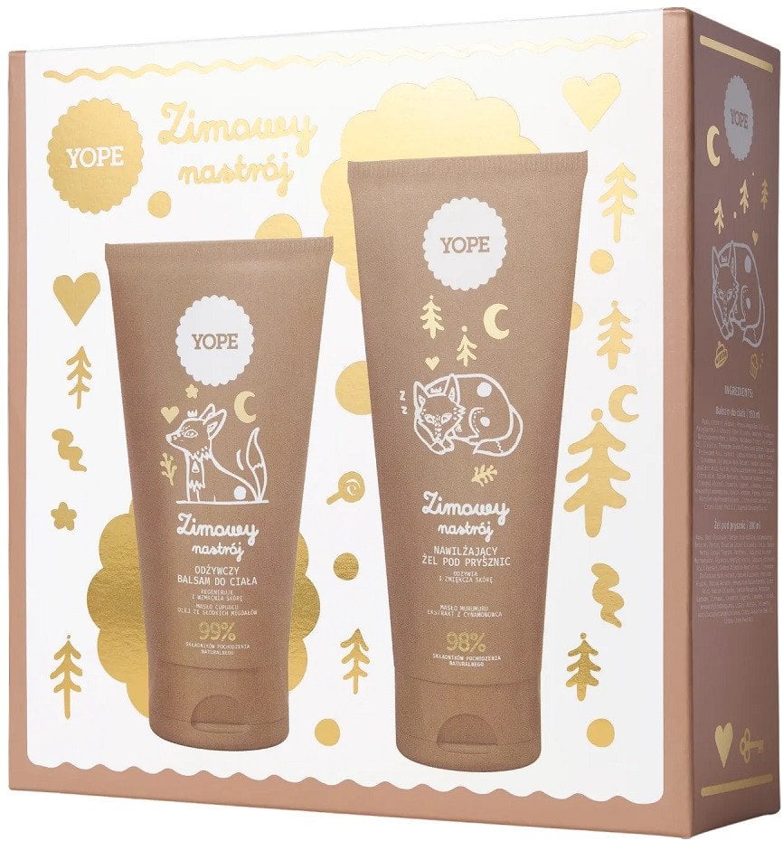 YOPE_SET Zimowy Nastrój żel pod prysznic 200ml + balsam do ciała 150ml