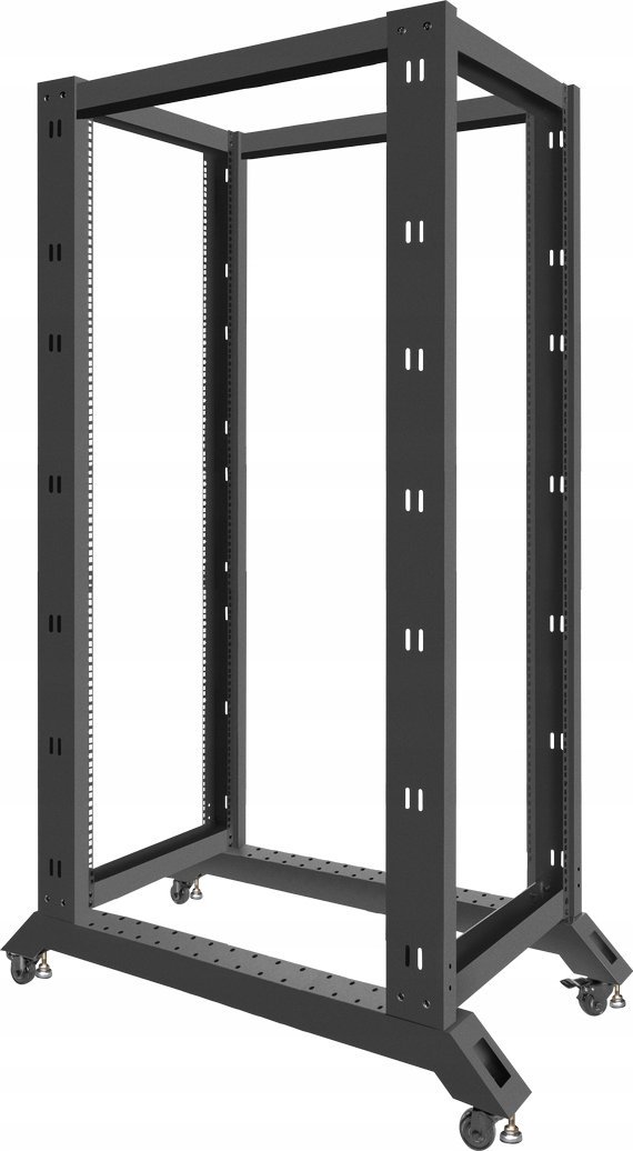 Lanberg Stojak Open rack 42U 600x1000 czarny