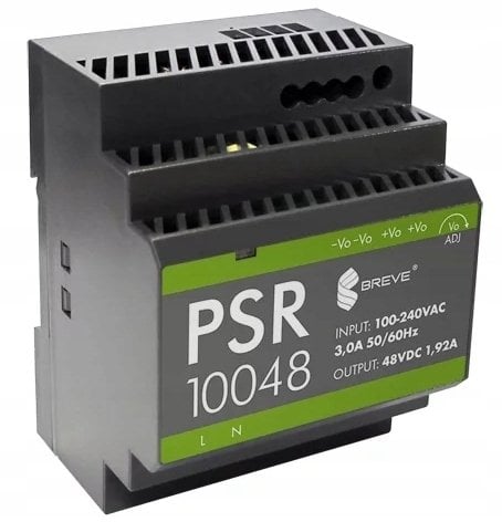 Zasilacz impulsowy PSR 10048 230/ 48VDC 1,92A na szynę DIN, Uzas: 85-264VACVAC, Ta70, 17000-1568