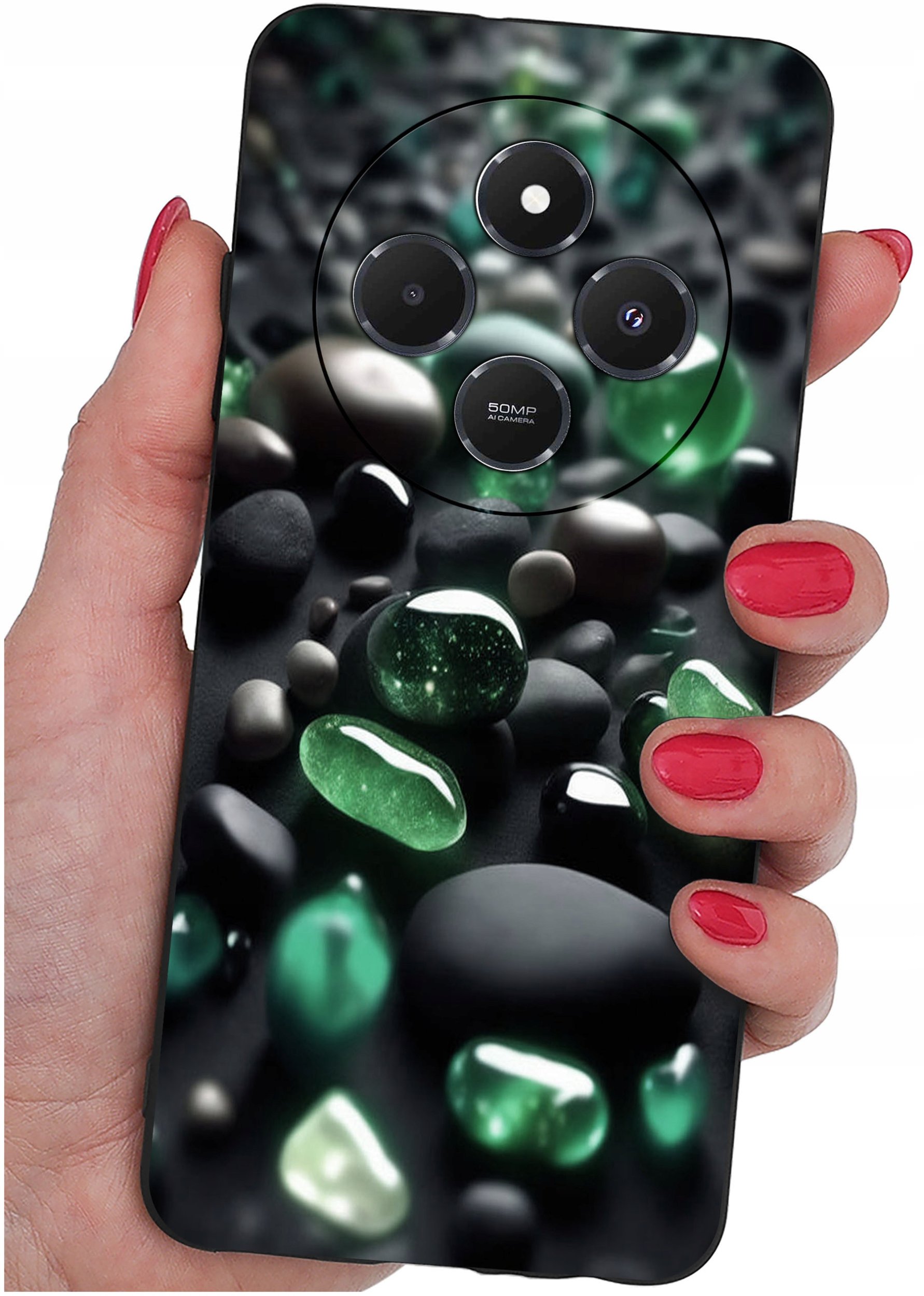 Etui do Xiaomi Redmi 14C WZORY |SILIKONOWE MATT CASE + SZKŁO 9H