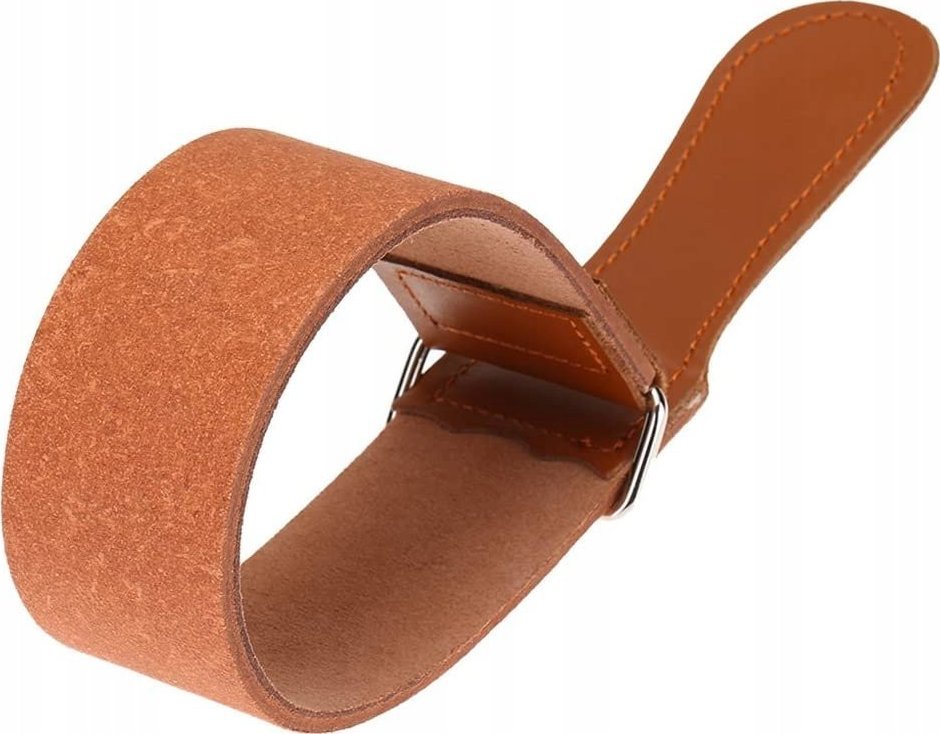 Korbi PAS DO OSTRZENIA BRZYTWY JEDNOSTRONNY SKÓRZANY