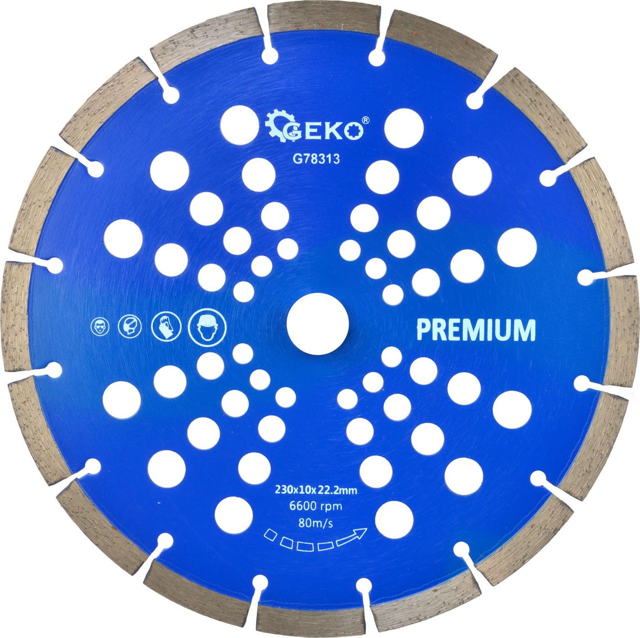Geko tarcza diamentowa segmentowa 230x10x22,2mm Premium (G78313)