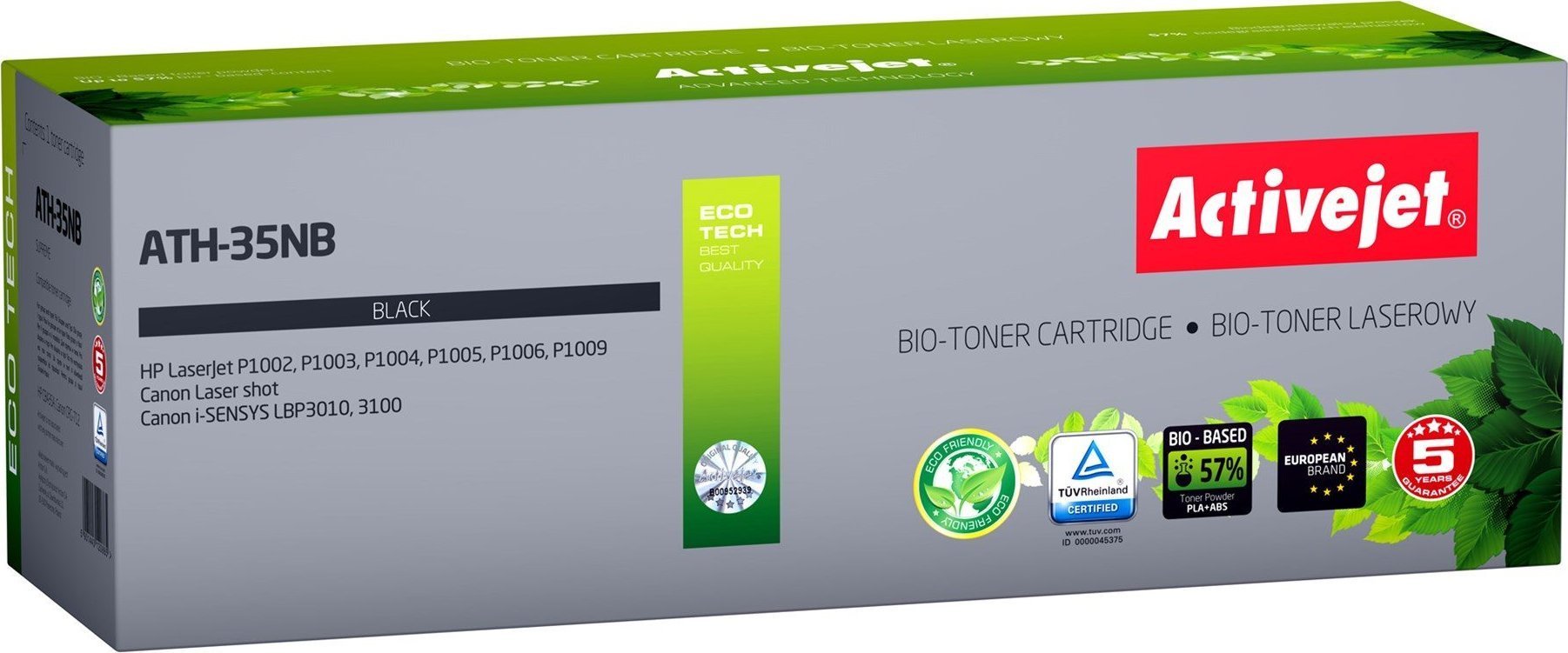 Toner Activejet Black Zamiennik 35A/CRG-712 (ATH-35NB BIO )