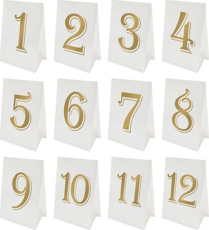 GoDan Numery na stoły Celebrate 12szt