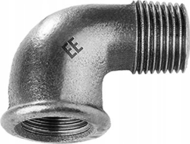 ODLEWNIA Kolano redukcyjne ocynk WZ DN20xDN15 3/4x1/2