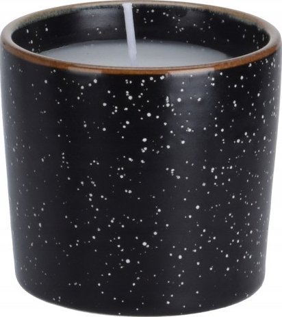 Koopman Świeca parafinowa dekoracyjna w kamionce 6 x 7 cm