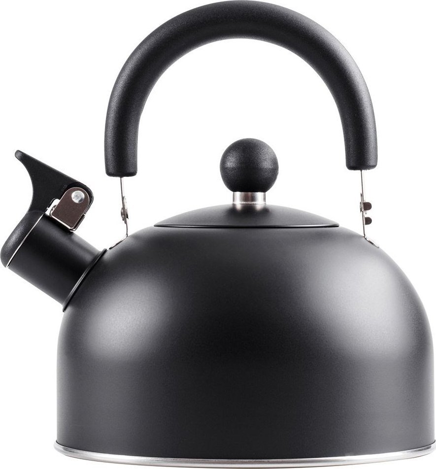 Vilde Czajnik z gwizdkiem stalowy czarny 2 l