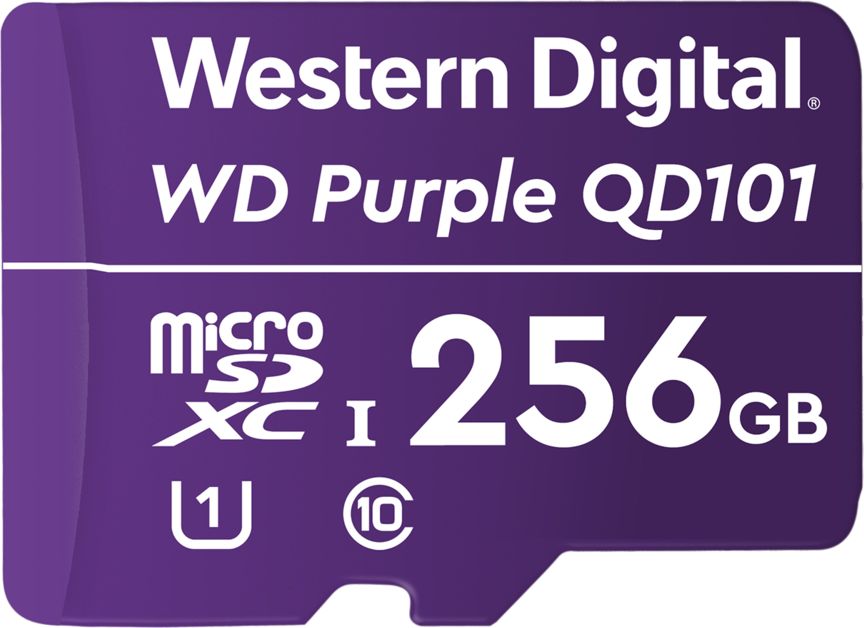 Karta WD Purple MicroSDXC 256 GB Class 10 UHS-I/U1 (WDD256G1P0C)