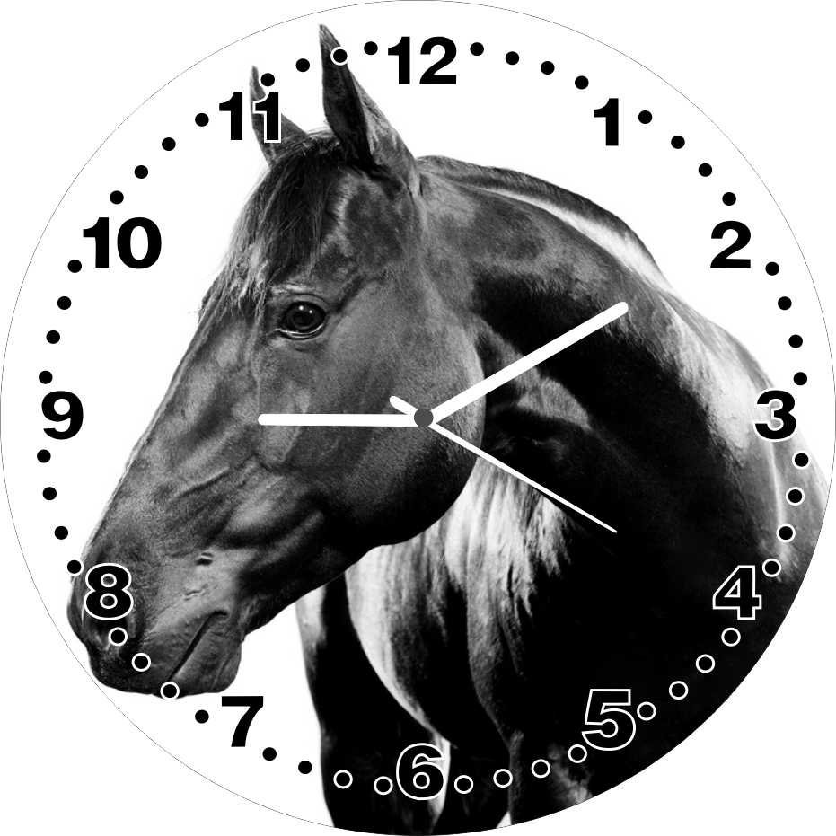 naSciane Zegar ścienny Koń Konie Konik na prezent