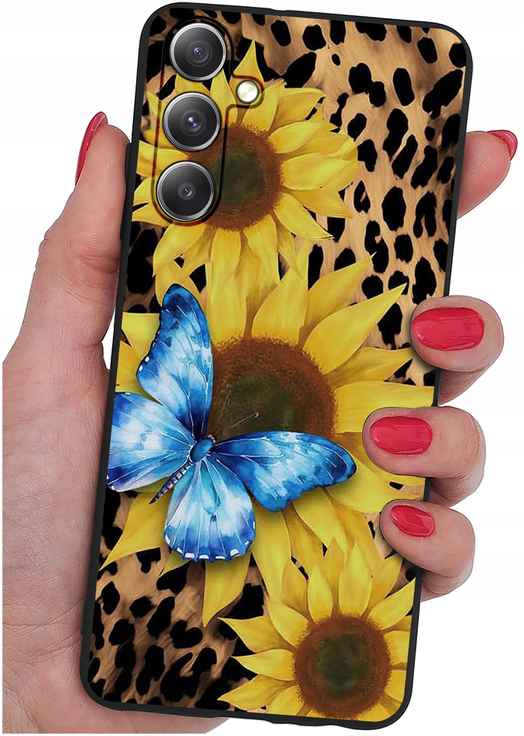 ETUI do Samsung Galaxy S23 WZORY |SILIKONOWE MATT CASE + SZKŁO 9H