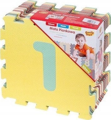 Smily Play Mata piankowa pastelowa Cyfry